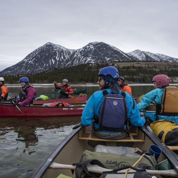 Canadian Outdoor Academy group on the Kathleen River