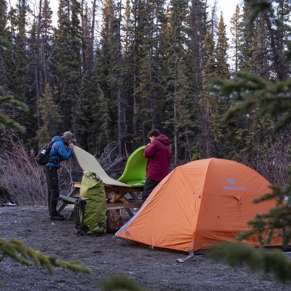 Canadian Outdoor Academy Setting up the camp