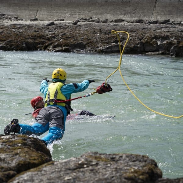 Canadian Outdoor Academy jumping for rescue